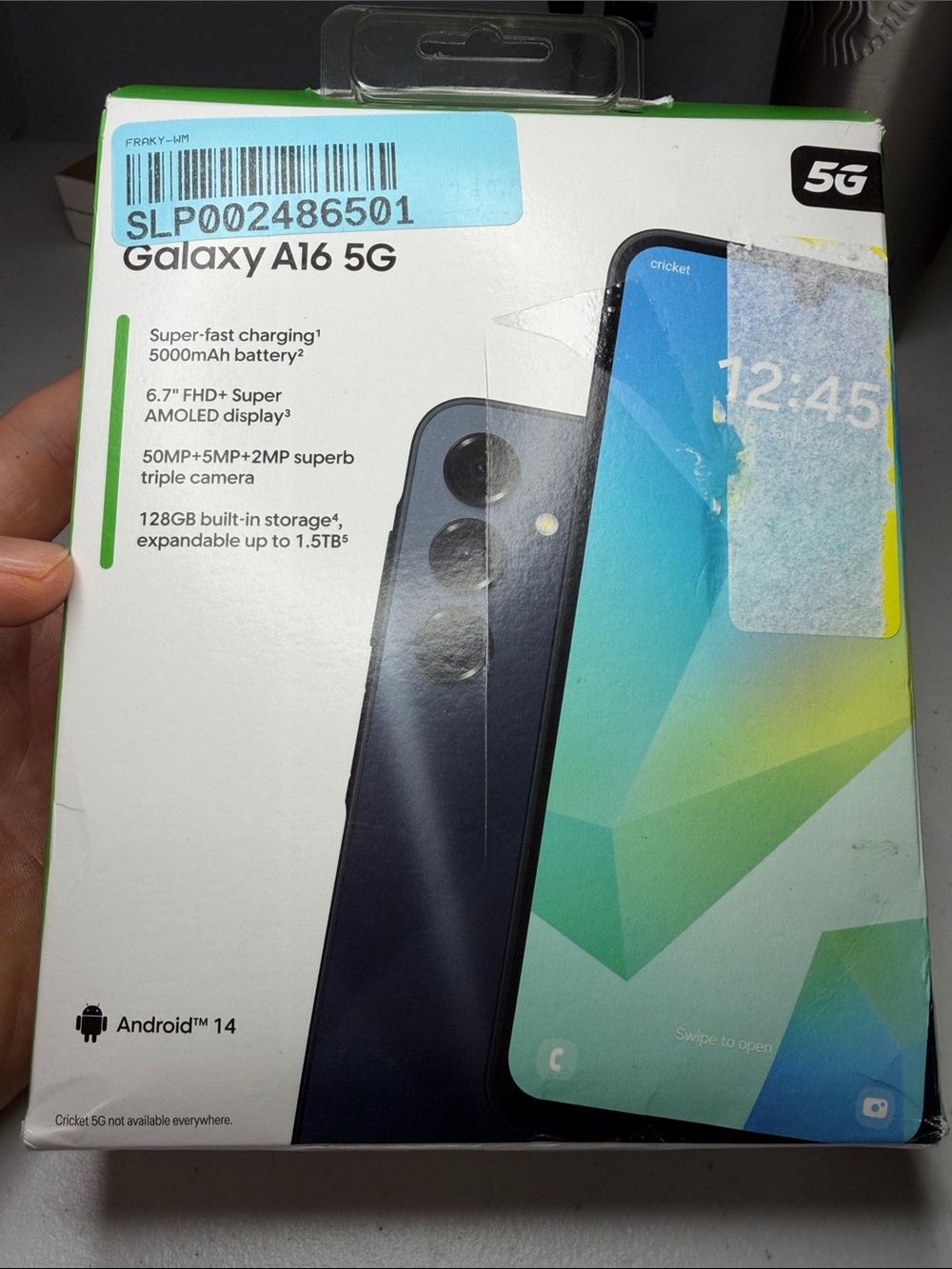 Samsung Galaxy A16 5G Smartphone - Navy Blue